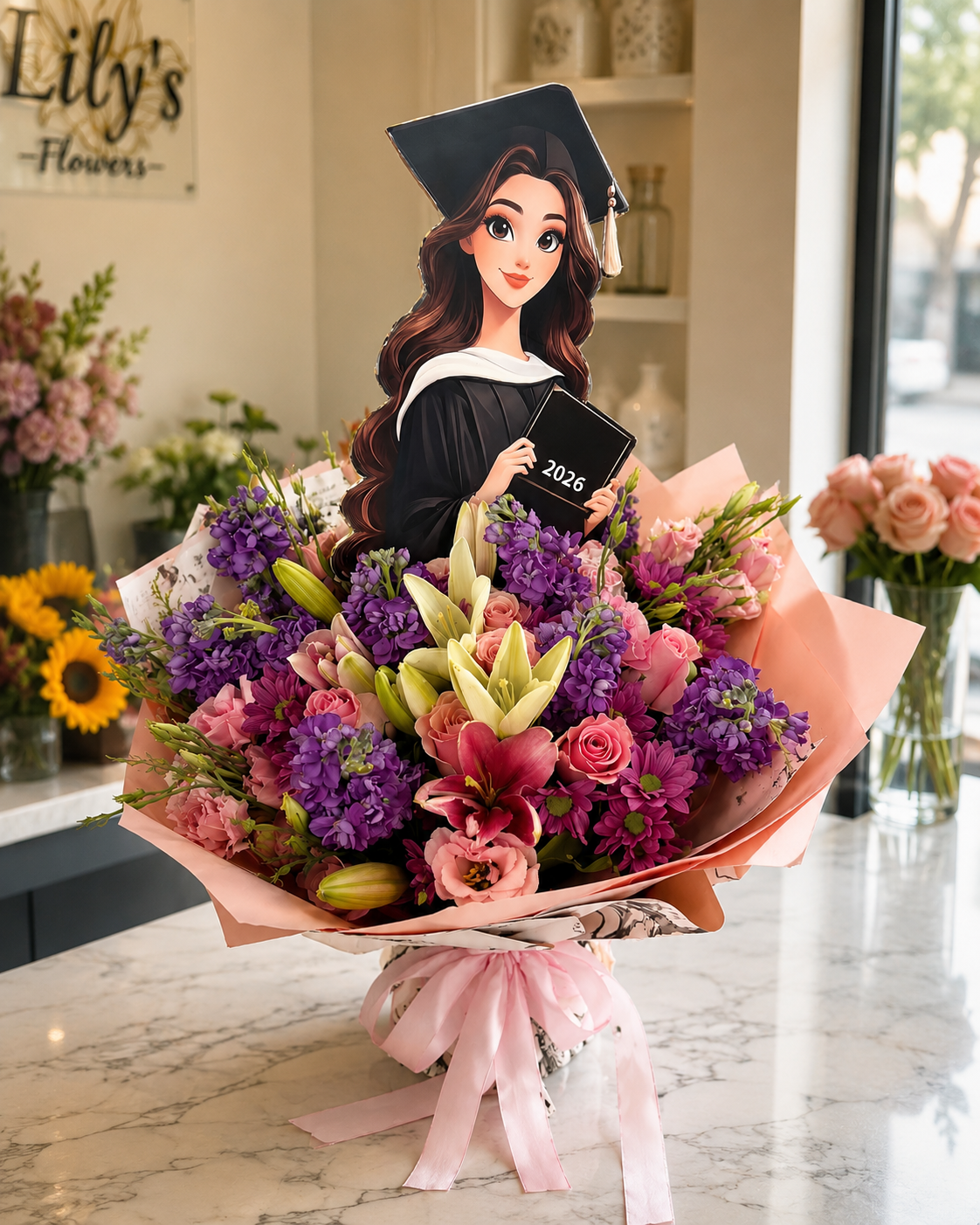 Graduation Flower Bouquet
