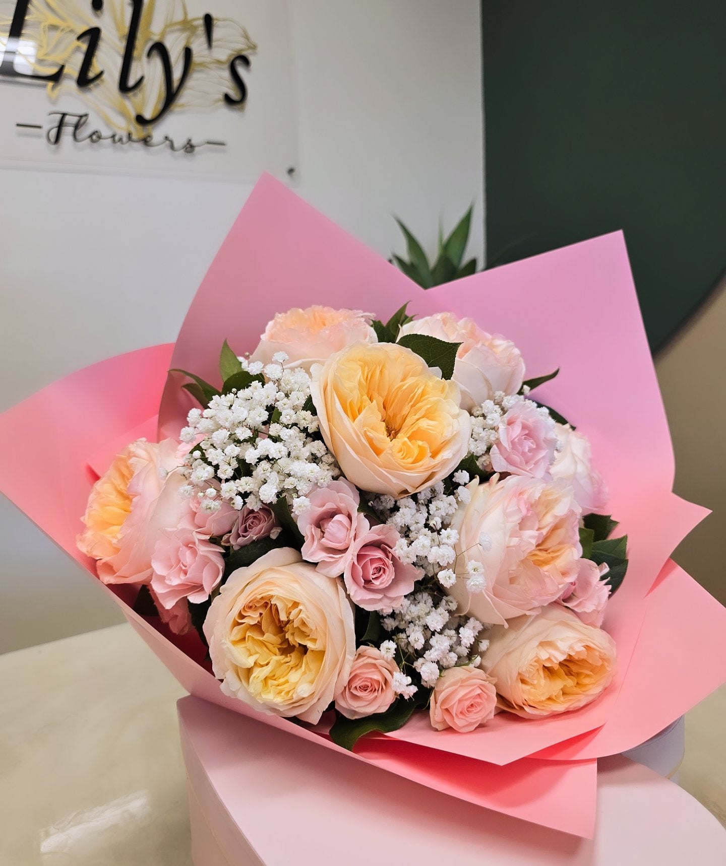 Garden Party Floral Paper Wrap