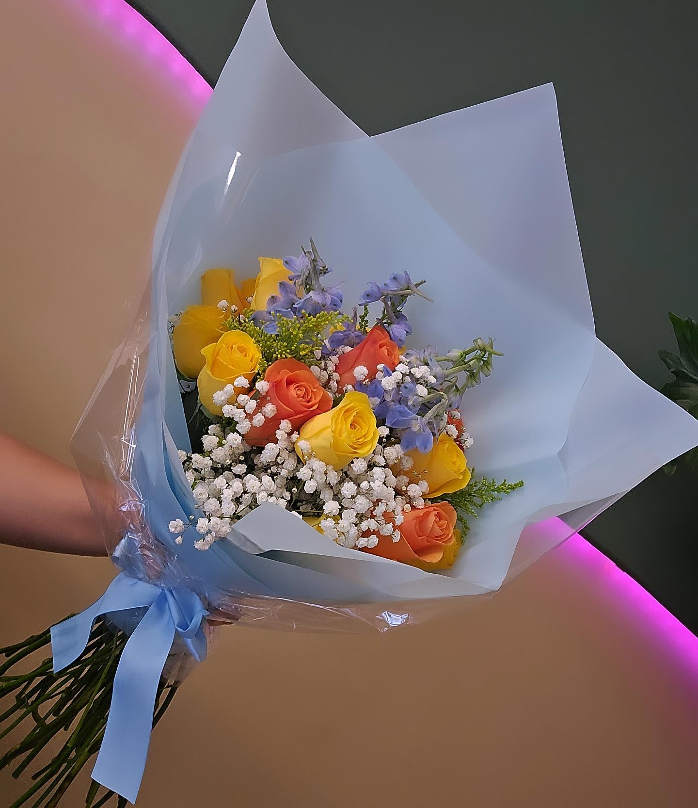 orange crush bouquet
