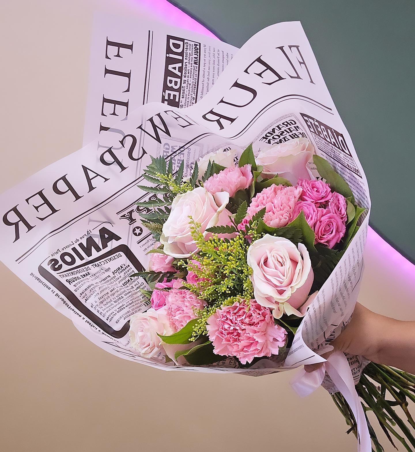 Pink Promise Pink Rose Bouquet