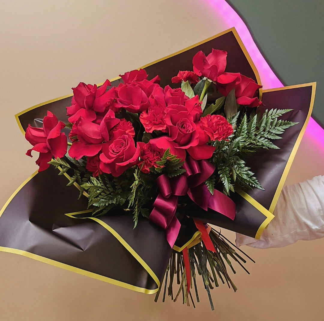 Thinking of You Reflexed Red Rose Bouquet