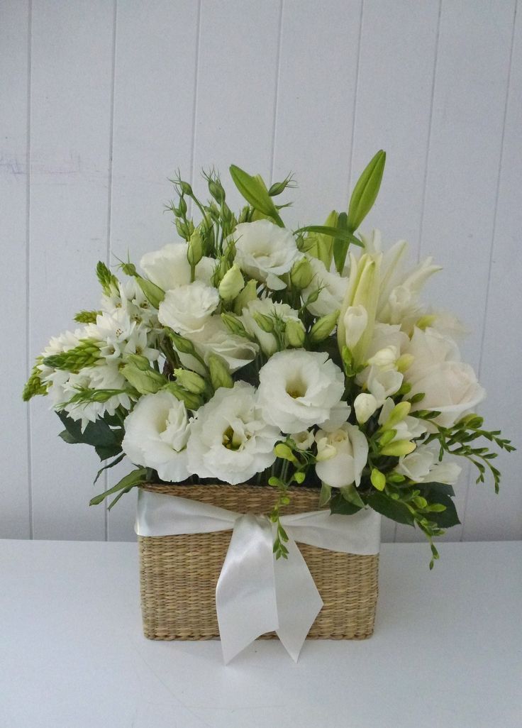 Serene Whites Basket